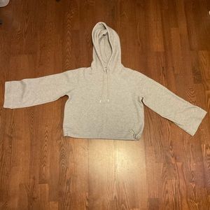 JCREW CROPPED HOODIE